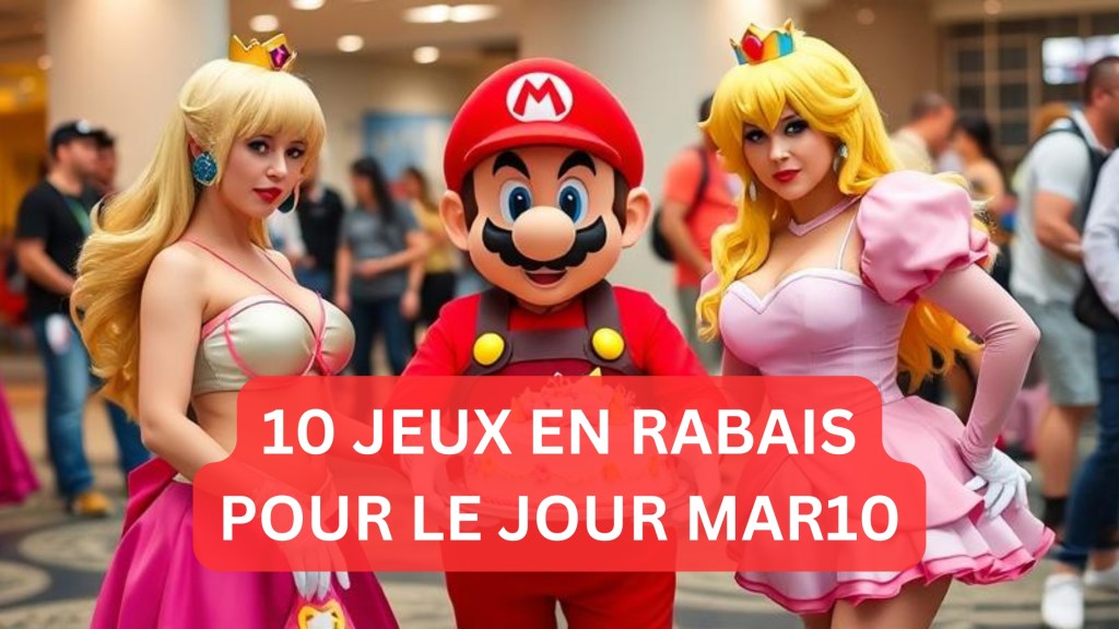 Célébrez le MAR10 Day avec les meilleurs jeux Mario sur Nintendo Switch en&nbsp;RABAIS!